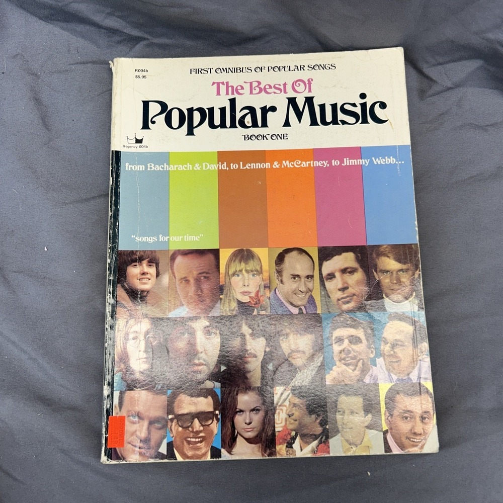 Vintage - The Best of Popular Music Book One - First Omnibus of Popular Songs